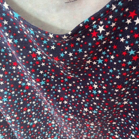 Lands' End Red, White and Blue Stars Tank Top Size 2X - Picture 4 of 5